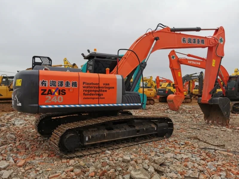 Высококачественные гидравлические экскаваторы Hitachi Zx230 Zx240 на продажу — бывшее в употреблении строительное оборудование