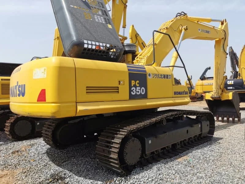 Продаётся подержанный гидравлический гусеничный экскаватор Komatsu PC350 — б/у, в оригинальном состоянии