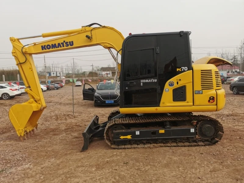 Used Komatsu PC70 Hydraulic Crawler Excavator for Sale - Original Backhoe Condition