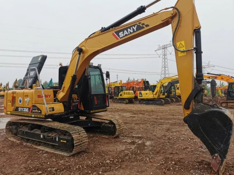 Pre-owned Sany SY135C Crawler Excavator Available for Sale