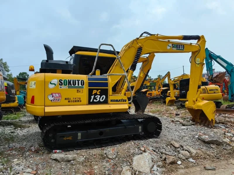 High-Quality Used Komatsu PC130 Excavator for Sale – Perfect for Construction Projects