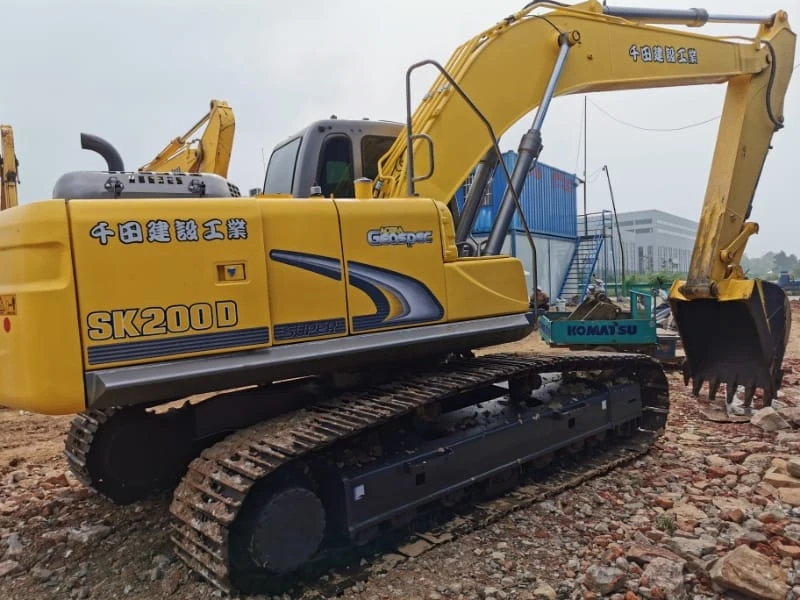 Gebrauchter Kobelco SK200 Bagger in ausgezeichnetem Zustand zu verkaufen