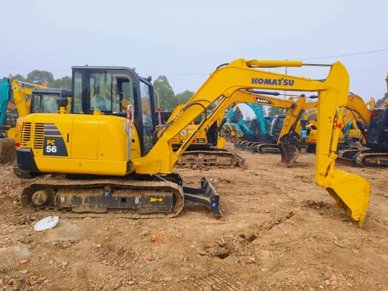 Used 2022 Komatsu PC56 Hydraulic Crawler Excavator for Sale | Second Hand Excavators