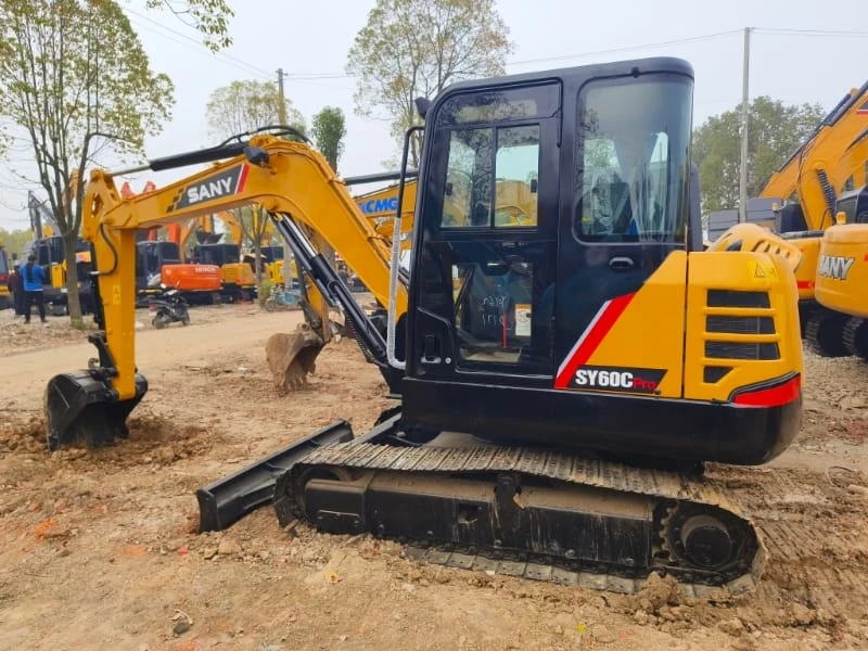 Gebrauchter Sany SY60C Mini-Raupenbagger 95% Neuzustand