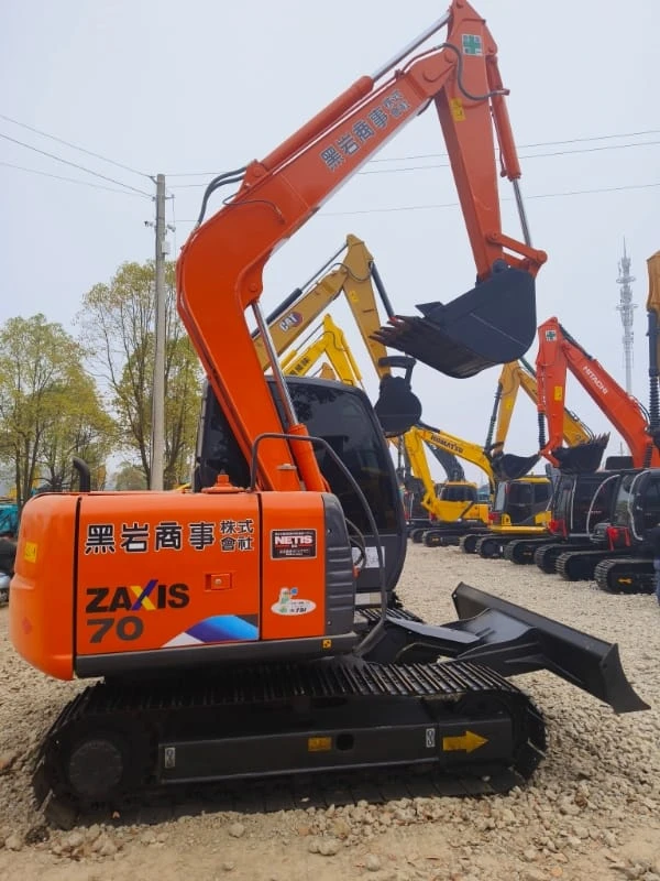 Affordable Hitachi ZX70 Used Hydraulic Excavator with Ripper for Sale