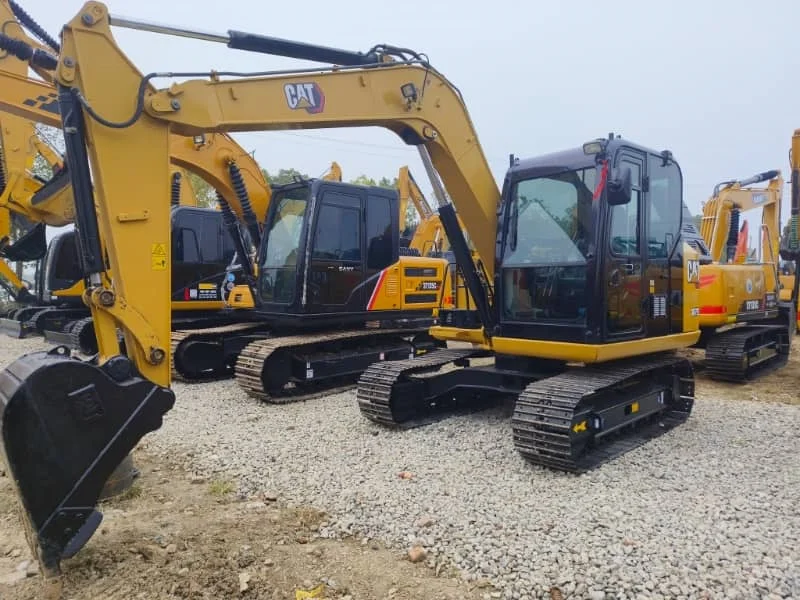 Excavadora Caterpillar Cat 307 usada y asequible con alto rendimiento hidráulico