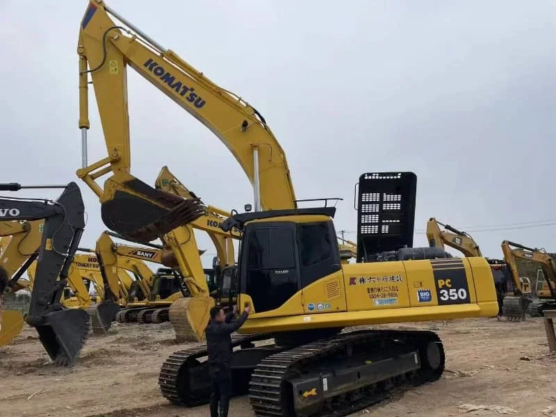 Second Hand Komatsu PC350 Hydraulic Crawler Excavator for Sale